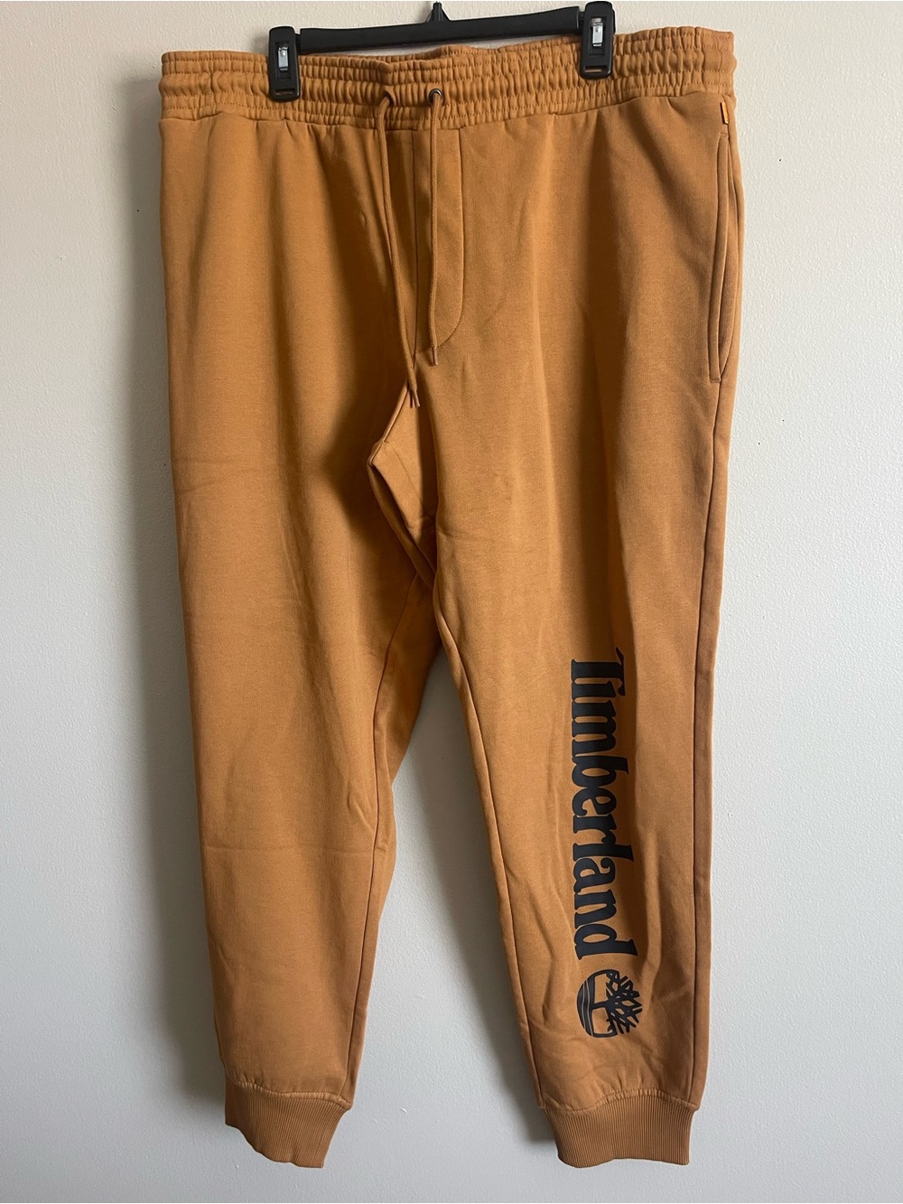 Timberland Tan Brown Logo Sweatpants Size XXL